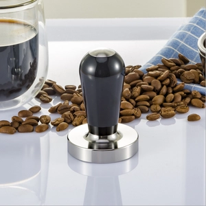 Manipulador de café plano de acero inoxidable
