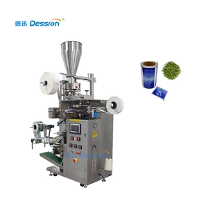 Automatische kleine theezakjesfilterpapier theezakjesverpakkingsmachine met label en touwtje