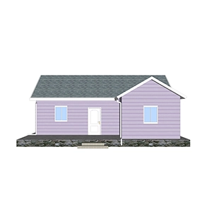 Heya-2Q05 Chine maison 2 pièces jauge de lumière flat pack eco prix économique en malaisie