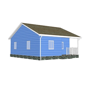 Heya-2Q07 Maison préfabriquée pour personnes ayant un bon achat Maisons Prix FOB