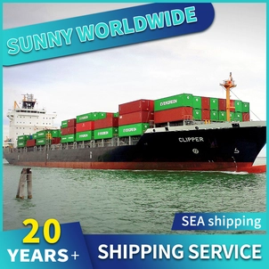 Swwls Seefrachtspediteur 20GP 40GP Tür-zu-Tür-Containerversand von China nach Europa DDU