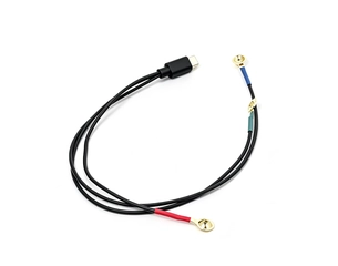 China Type-C Male to 10.0mm Gold-Plated EEG/ECG Cup Electrode Cable manufacturer