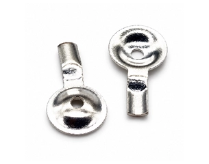 China 10mm Pure Silver Disc EEG Electrode with Lead Attachment Tab manufacturer
