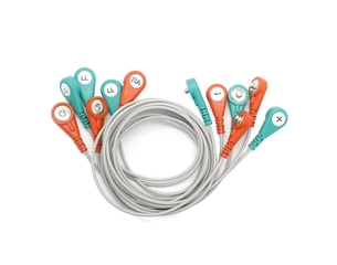 porcelana Cable de electrodo de monitoreo multiconductor EEG / ECG / EMG fabricante