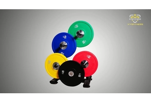 china supplier wholesale black PU weight plate