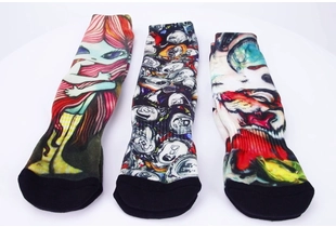 360 chaussettes imprimées