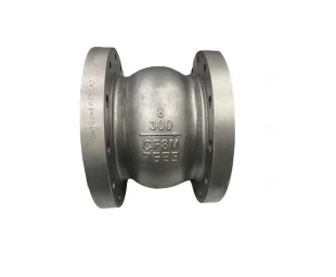 8 '' 300 lb CF8M SIÈGE MÉTAL RF RF FLANGE FULL PORT Axial Valve de contrôle