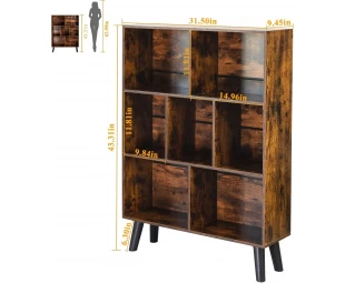 Wholesale Cube Bookshelf  Bookcase, Wood Bookshelves Storage Organizer Shelf