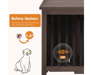 Wholesale Wooden Portable Foldable Dog Kennel, Solid Wood Indoor Dog Cage