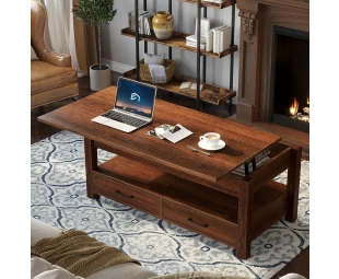 Wholesale Lift Top Coffee Table with Drawers and Hidden Compartment