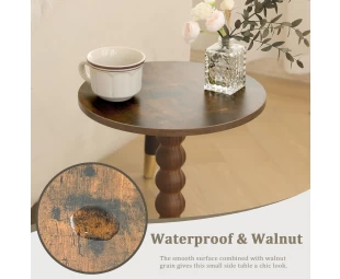Wholesale round edge table, small beverage table, bedside table