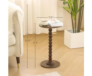 Wholesale round edge table, small beverage table, bedside table