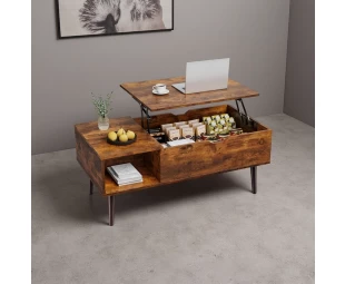 Wholesale Coffee Tables, Wooden Dining Center Tables with Storage Space