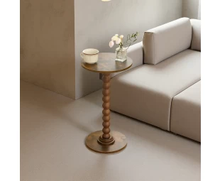 Wholesale round edge table, small beverage table, bedside table