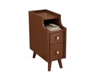 Wholesale solid wood bedside table, bedroom bedside storage cabinet