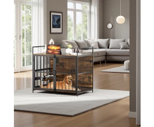 Wholesale Dog Crate Furniture-Style Cages for Large Dogs Indoor Heavy Duty Super Sturdy Dog Kennels