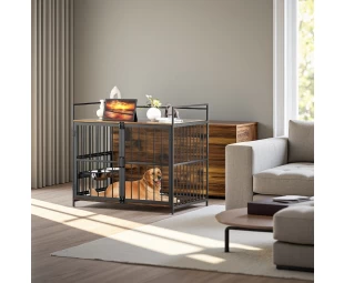 Wholesale Dog Crate Furniture-Style Cages for Large Dogs Indoor Heavy Duty Super Sturdy Dog Kennels