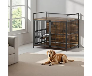 Wholesale Dog Crate Furniture-Style Cages for Large Dogs Indoor Heavy Duty Super Sturdy Dog Kennels