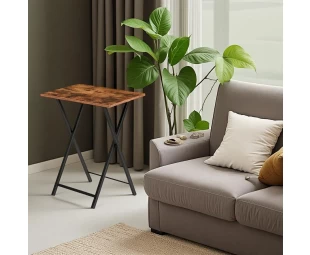 Wholesale Folding TV Tray Tables, Side Table for Small Space, Portable Sofaside Desk