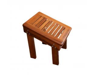 Wholesale Wood Shower Foot Stool, Sturdy Shower Foot Rest, Wooden Shower Foot Step for Bathroom