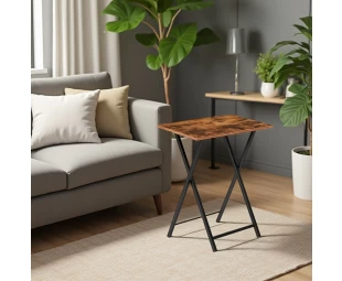 Wholesale Folding TV Tray Tables, Side Table for Small Space, Portable Sofaside Desk