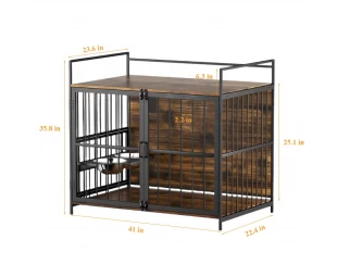 Wholesale Dog Crate Furniture-Style Cages for Large Dogs Indoor Heavy Duty Super Sturdy Dog Kennels