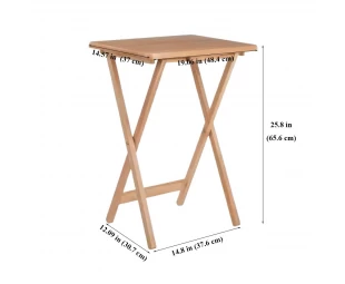 Wholesale Wooden Folding Table Rectangular Folding Tv Tray Table