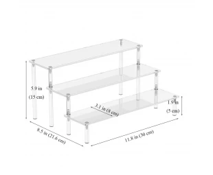 Wholesale Acrylic Display Risers, Stand Holder, Large Shelf Risers for Figures