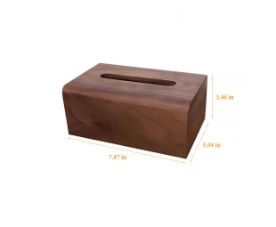 Wholesale Wooden Tissue Box Household Large-Capacity Napkin Box Holder
