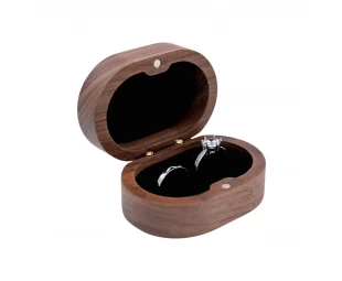 Wholesale Wooden Ring Box Wedding Ring Box for Proposal, Handmade Wooden Ring Storage Box