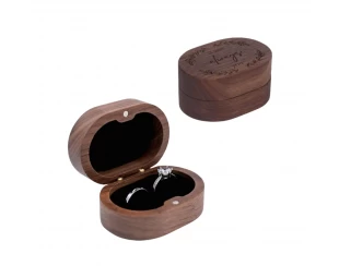 Wholesale Wooden Ring Box Wedding Ring Box for Proposal, Handmade Wooden Ring Storage Box