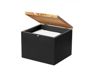 Wholesale Disposable Face Towel Holder, Wooden Face Towel Container, Storage Box with Lid