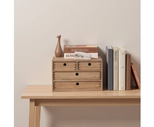 Boxe per ufficio in legno in legno all'ingrosso Forniture per ufficio in legno con cassetti