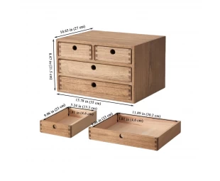 Boxe per ufficio in legno in legno all'ingrosso Forniture per ufficio in legno con cassetti