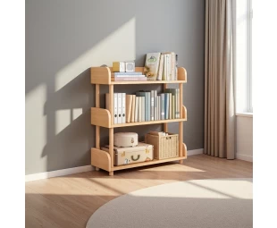 Wholesale Wooden Open Bookcase, Modern Display Bookshelf