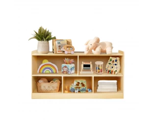 Wholesale Wooden Storage Cabinet, Montessori Bookshelf, Kids Toy Storage Organizer Book Shelf