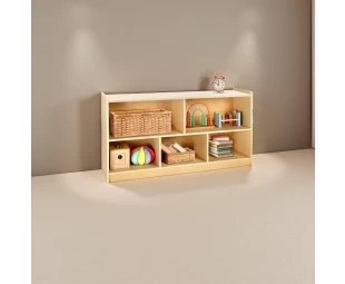 Wholesale Wooden Storage Cabinet, Montessori Bookshelf, Kids Toy Storage Organizer Book Shelf