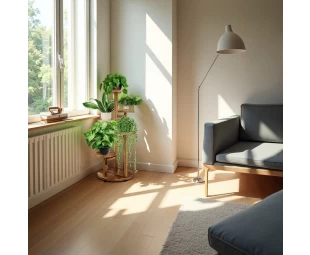 Wholesale Multi-tier Wooden Plant Stand, Flower Pots Display Rack for Living Room