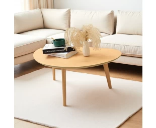 Wholesale Minimalist Modern Small Oval Coffee Table for Living Room Center