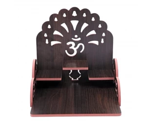 Wholesale Fully Handmade Beautiful Wooden Wall Hanging Puja Temple for Home God Stand