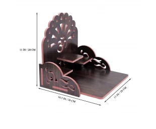 Wholesale Fully Handmade Beautiful Wooden Wall Hanging Puja Temple for Home God Stand