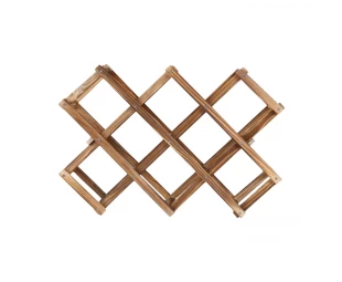 Wholesale Foldable Wooden Wine Rack Organizer Countertop Wine Storage Racks