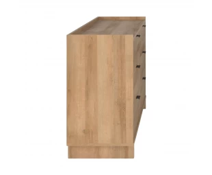 Factory Custom Simply Modern 6-Drawer Double Dresser for Bedroom, Chest of Drawers