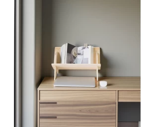 Wholesale Small Wooden Book Rack Desktop Storage Display Organizer Solid Pine Bookshelf