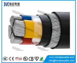 BS6346 alambre de acero blindado SWA cable de alimentación de PVC 0,6/1kV