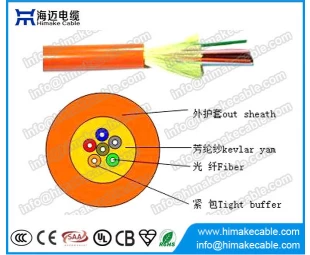 Distributie strakke Buffer optische kabel GJFJV