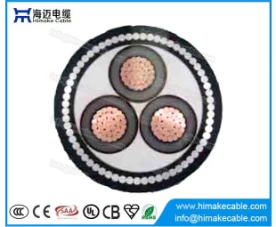 MV aluminum  conductor Steel Wire Armoured Power Cable with voltage 3.6/6KV to 26/35KV