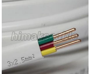 PVC Insulated and sheathed Flat Electrical Wire Cable 300/500V 450/750V