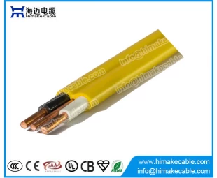 Hausdraht PVC- und Nylon-Isolierung PVC-Mantel Elektrisches Kabel NM-B 600V China Fabrik