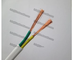 PVC isoliert und ummantelt Flexible elektrische Draht/Flachkabel 300/300V 300/500V